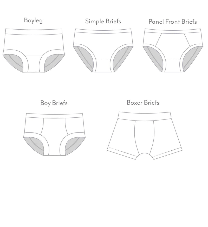 Castella Underwear PDF Sewing Pattern, Including Sizes 12 Months