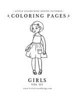 Girls Coloring Book