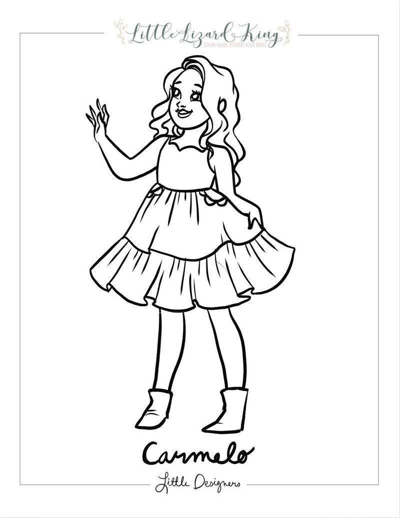 Carmelo Coloring Page