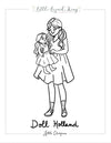 Holland Doll Coloring Page