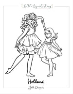 Holland Coloring Page