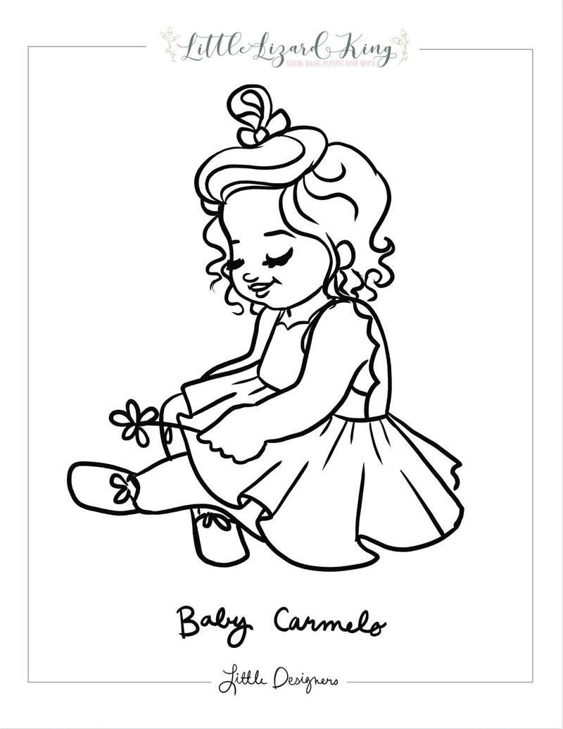 Carmelo Baby Coloring Page