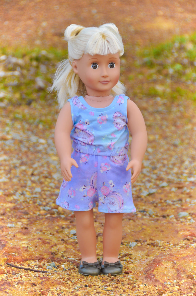 Jersey Doll Dress and Romper