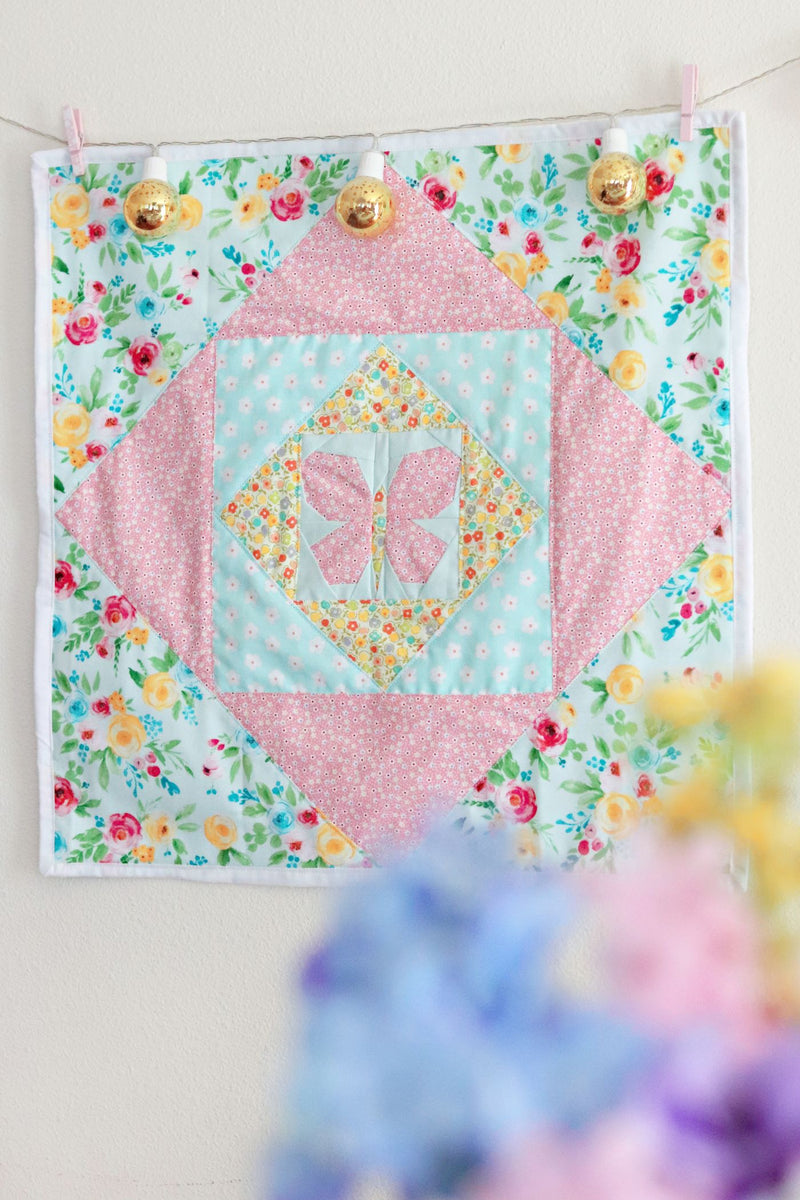 Paper Pieced Butterfly and Heart 2 Pattern Bundle