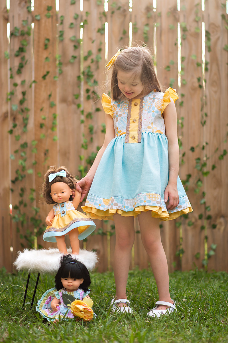 Alice in Wonderland Dress for Child and Doll