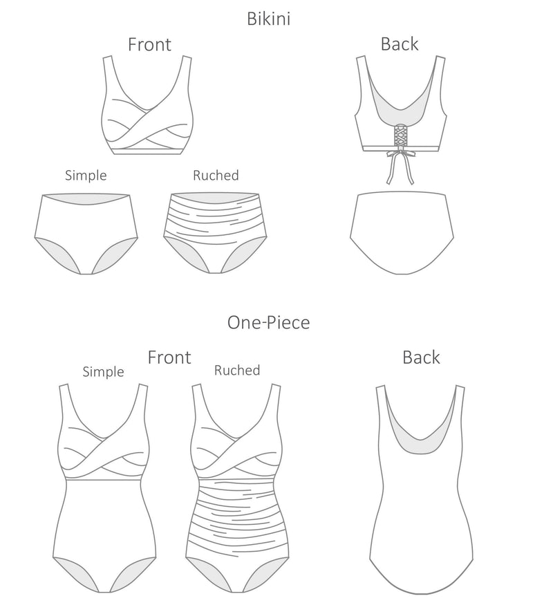 Swimsuit Sloper Patterns - Medium - Design With Adisa