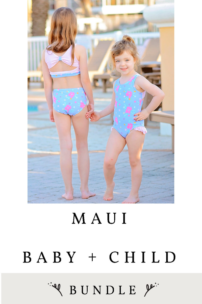 Maui Baby and Child 2 Pattern Bundle – Little Lizard King