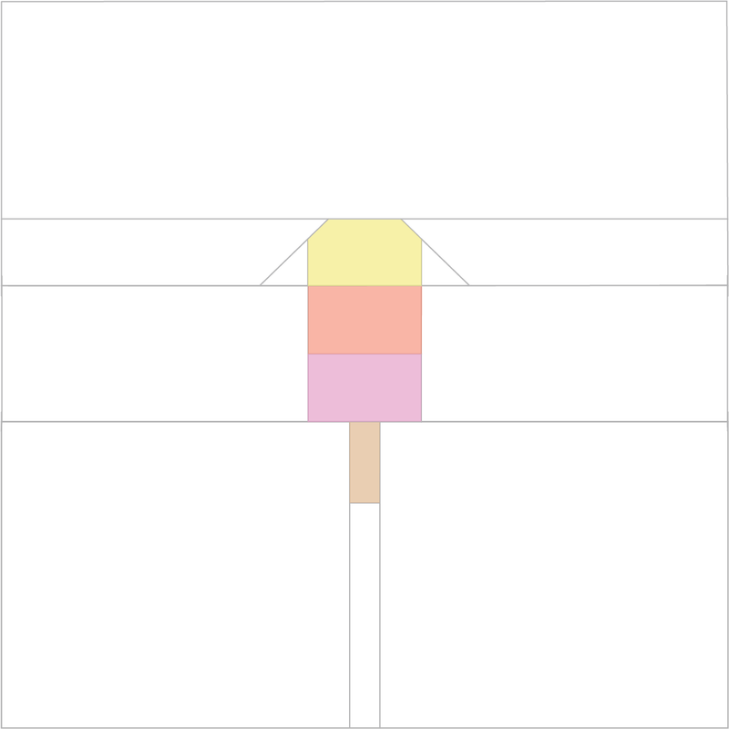Paper Pieced Popsicle
