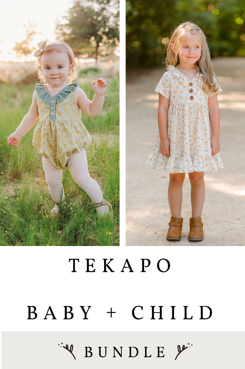 Tekapo Baby and Child 2 Pattern Bundle